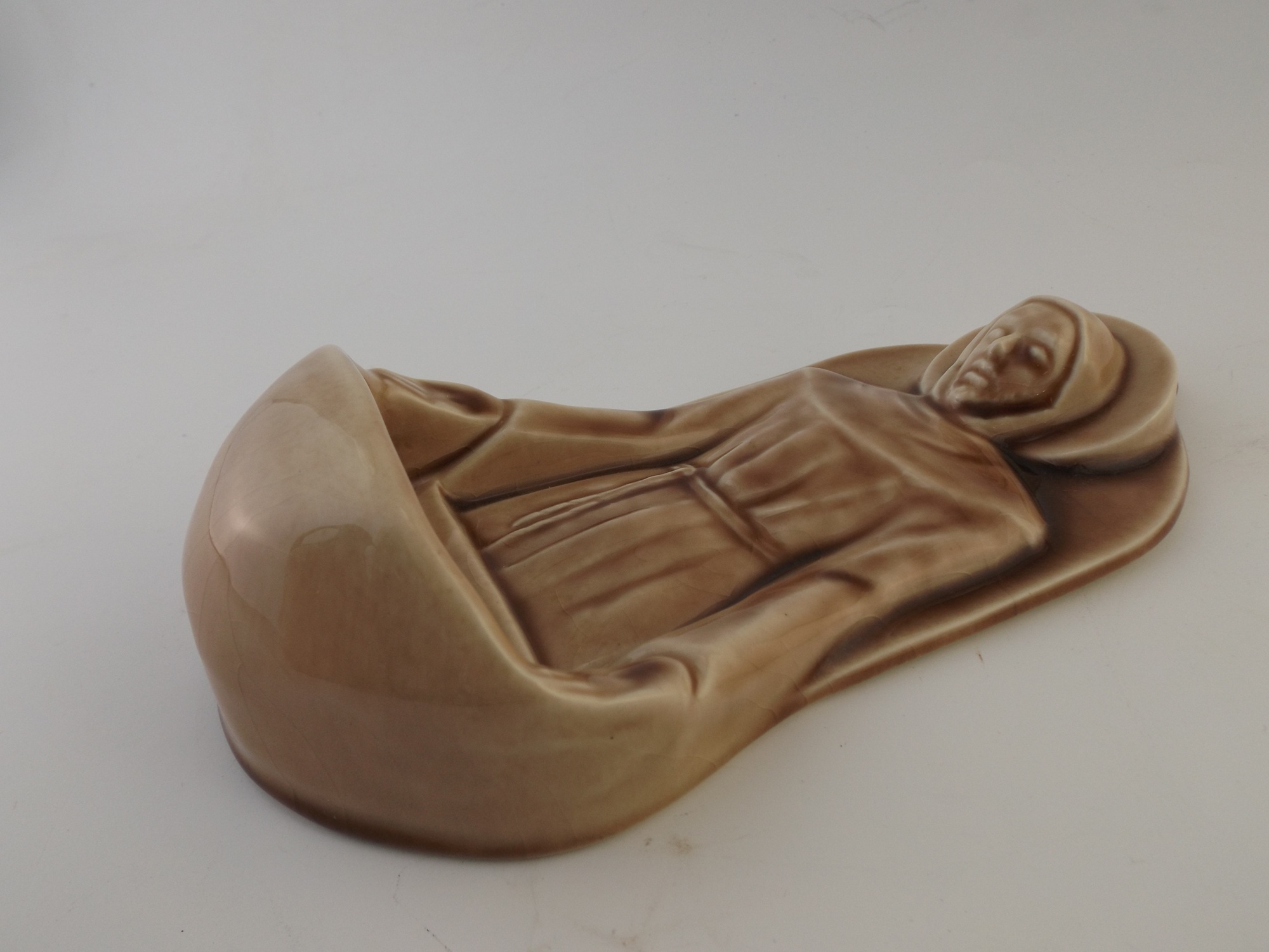 1947 Rookwood Pottery St. Francis Holy Water Font