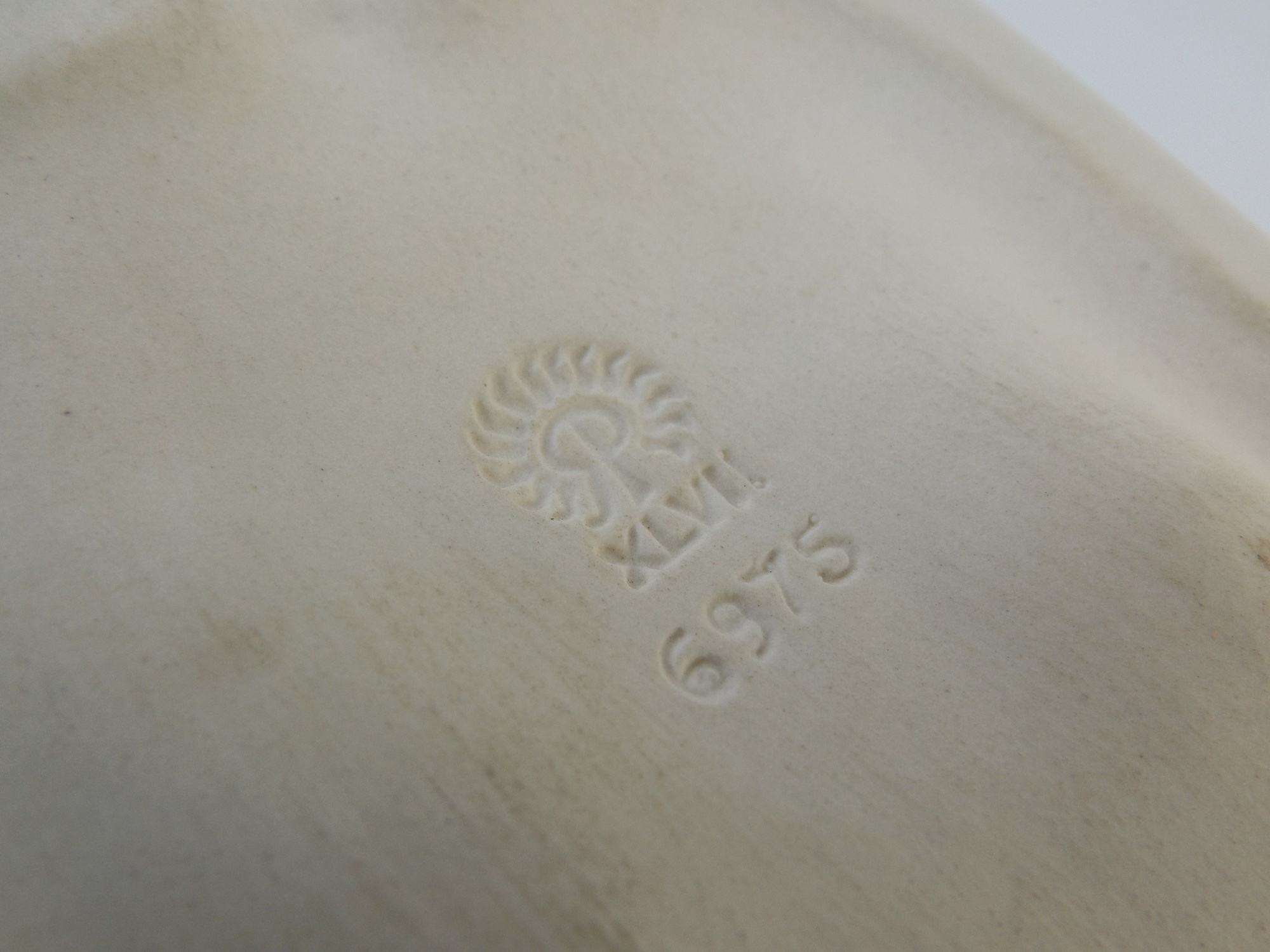 1947 Rookwood Pottery St. Francis Holy Water Font