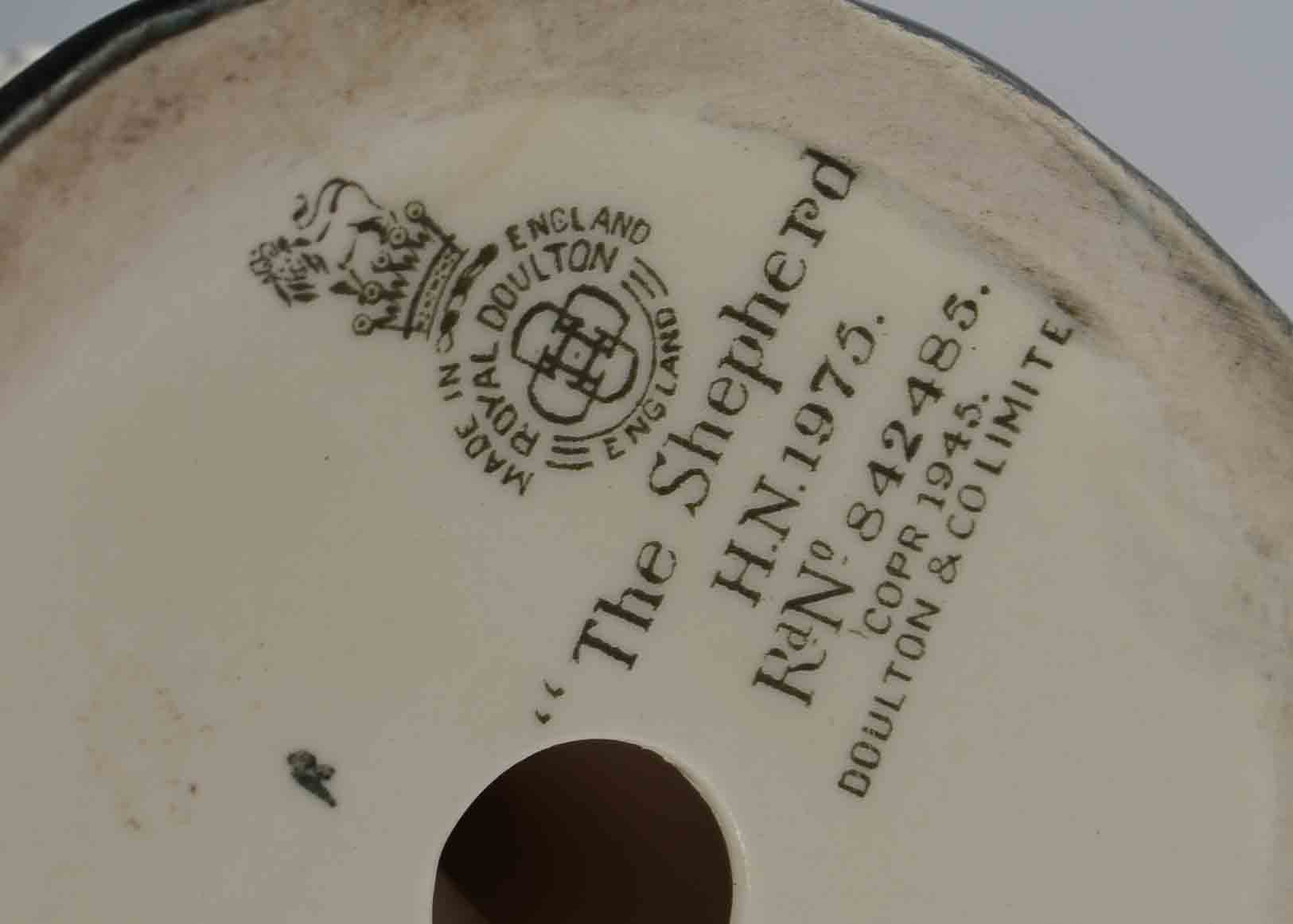 Vintage Porcelain Royal Doulton Figurine,"The Shepherd"  