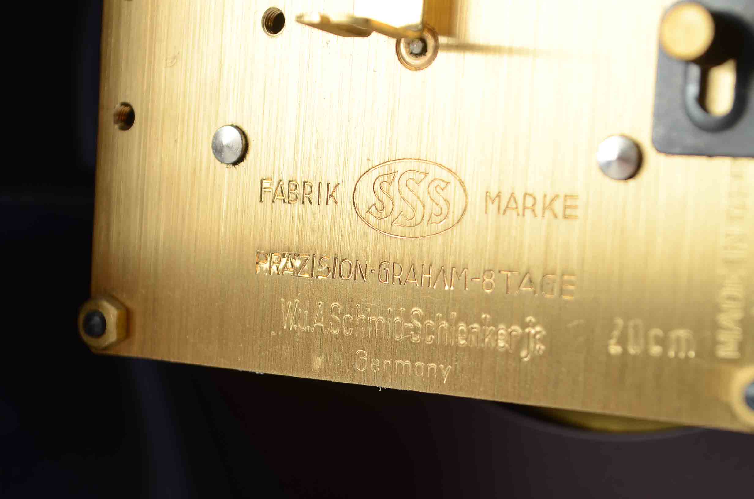 German Schmid-Schlenker Jr. Chime Mantel Clock 