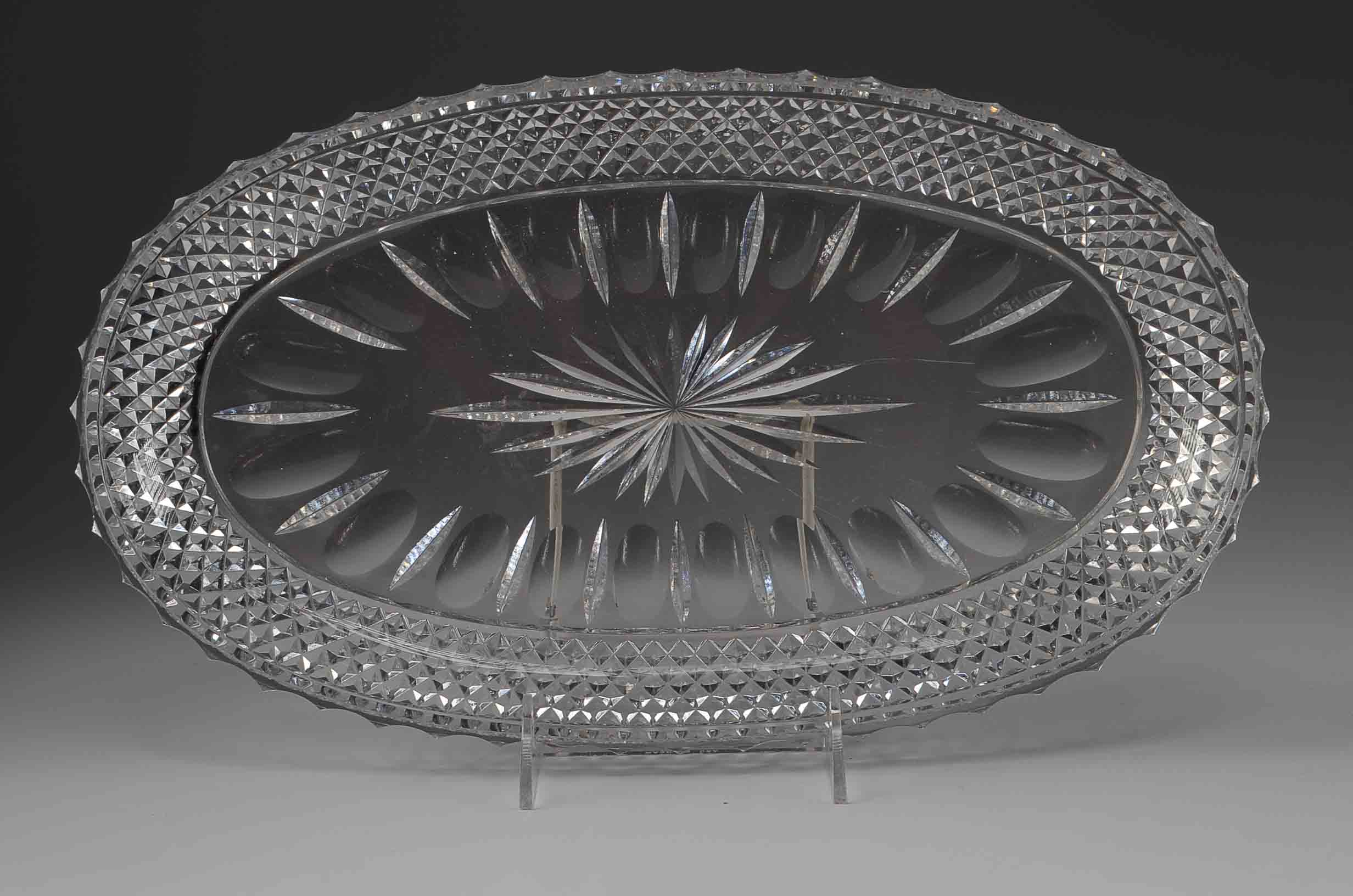 Lovely Grouping of Vintage Crystal Serving Pieces