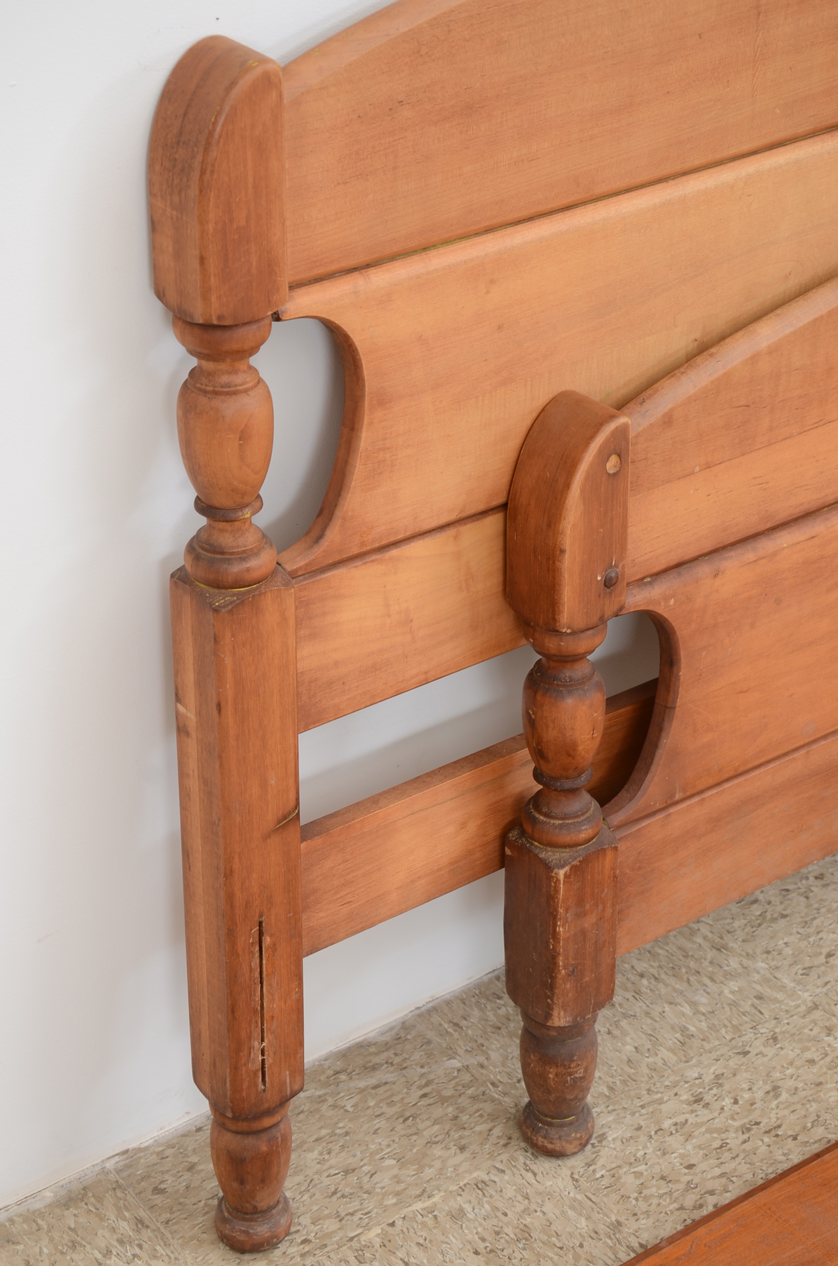 Full Size Maple Bed Frame