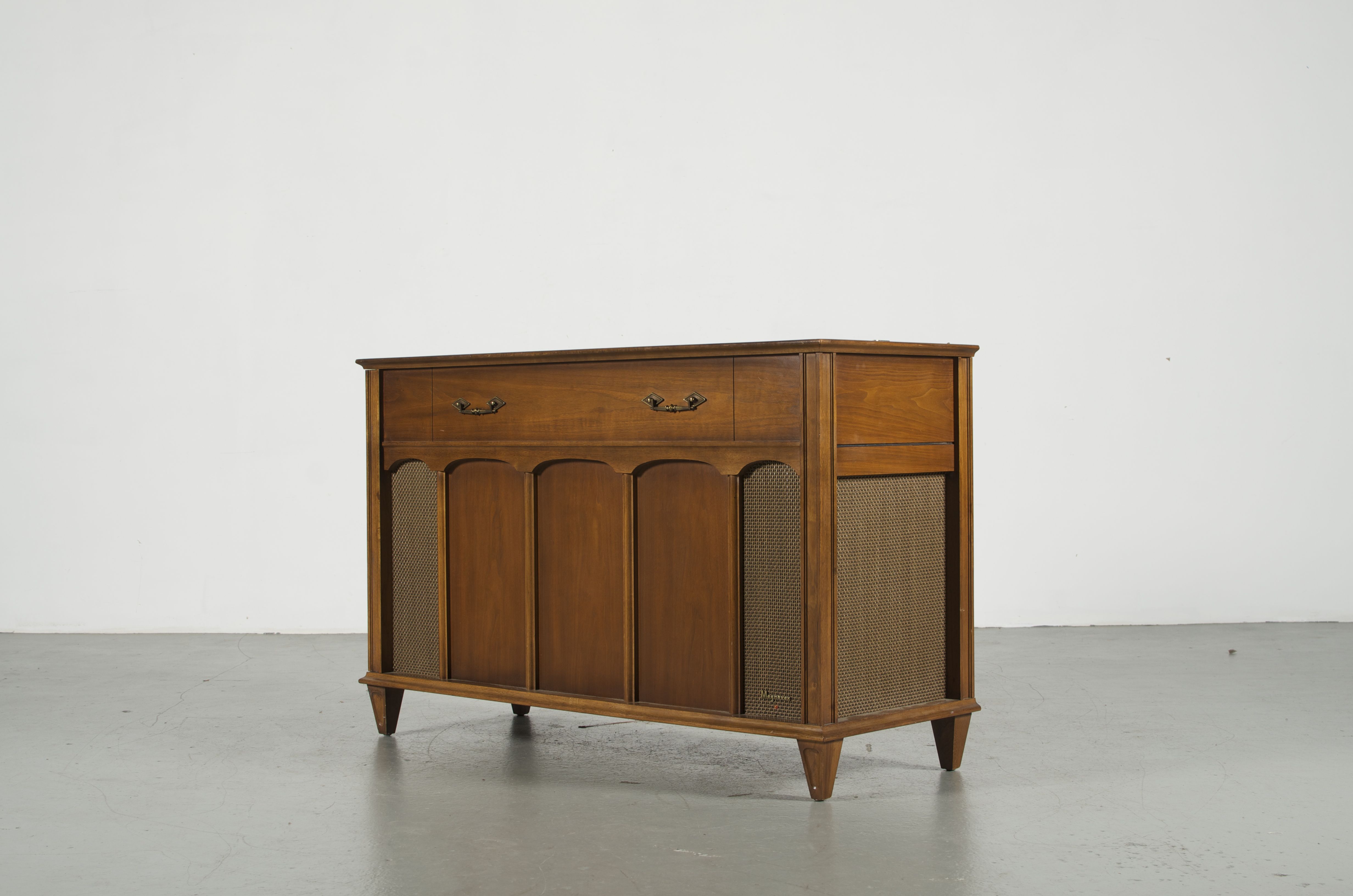 Vintage Magnavox Console Stereo Turntable Cabinet