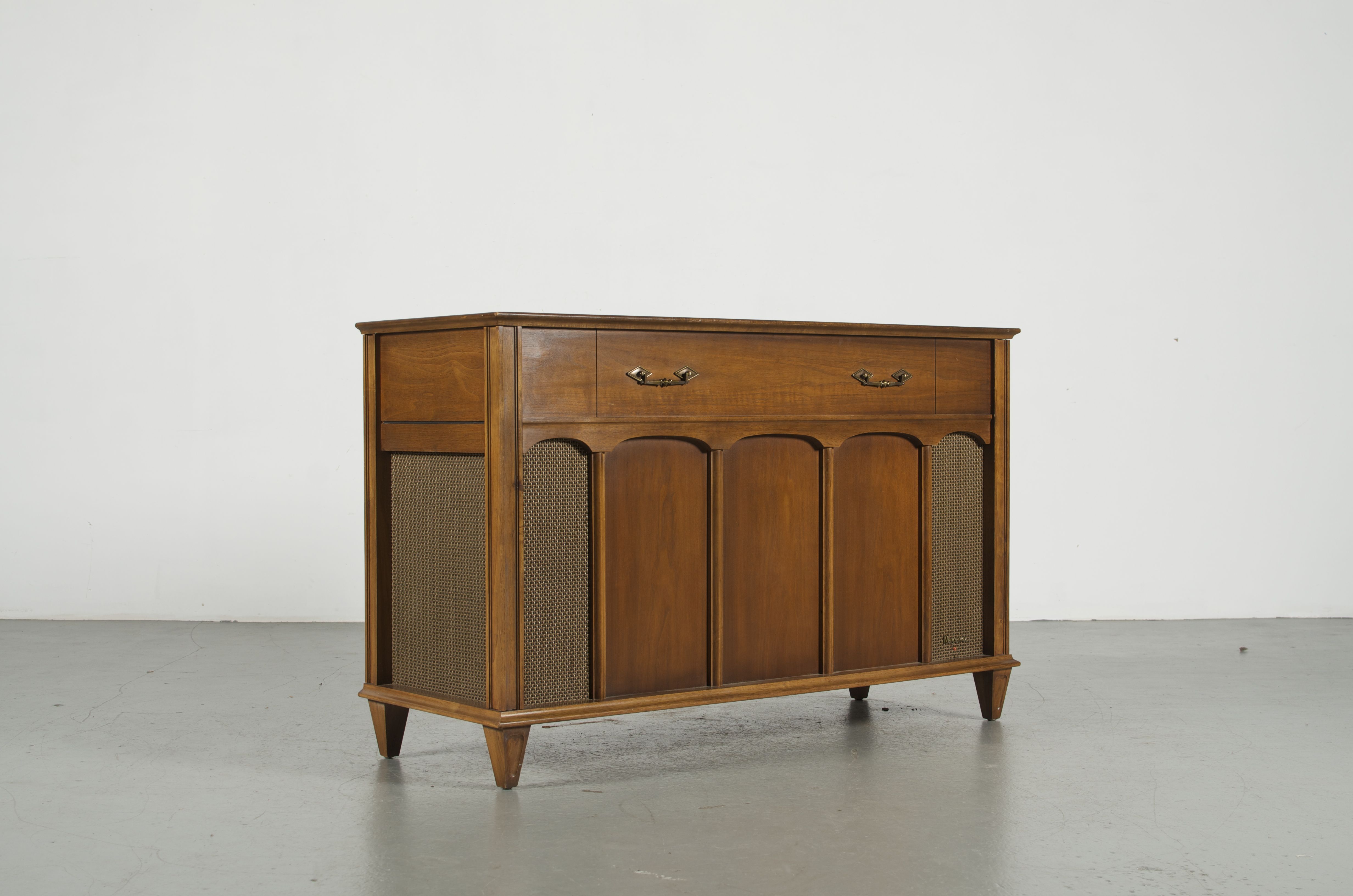 Vintage Magnavox Console Stereo Turntable Cabinet