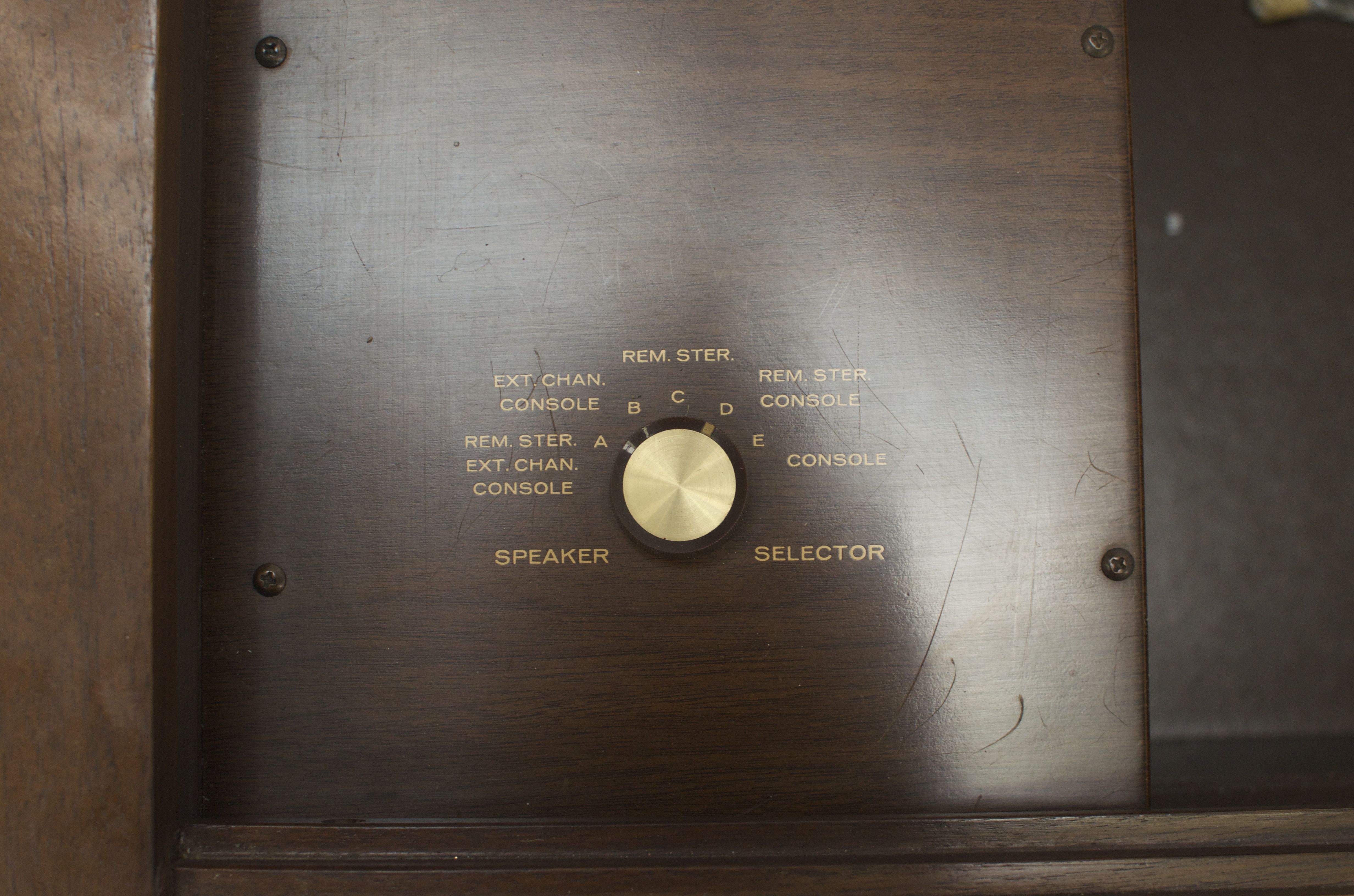 Vintage Magnavox Console Stereo Turntable Cabinet