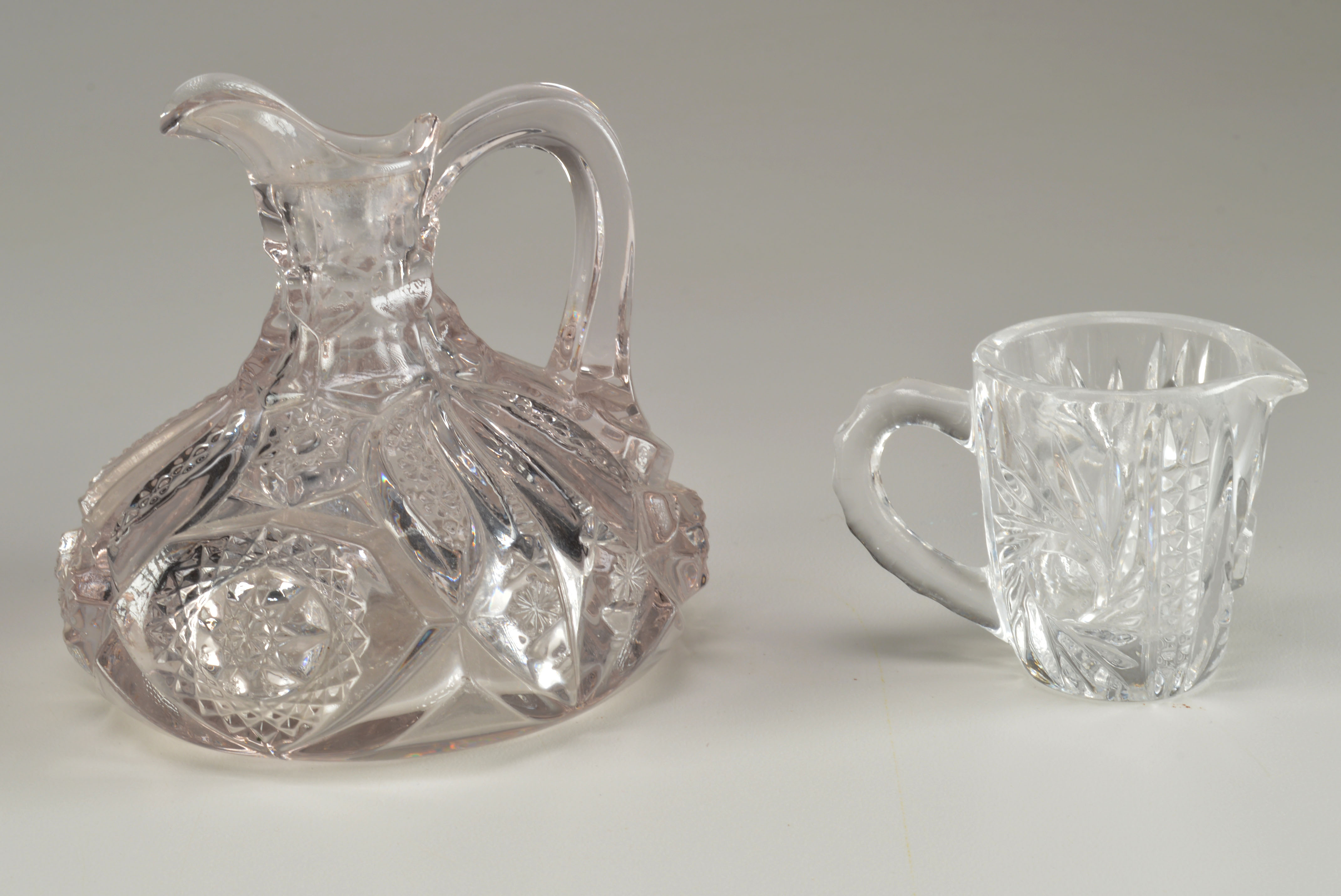 Vintage Color and Clear Cut Glass Collection