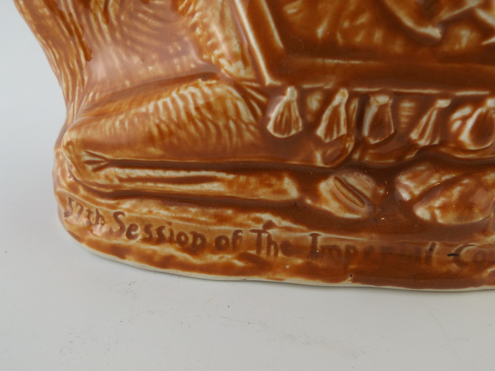 1931 Masonic Camel Ceramic Figural