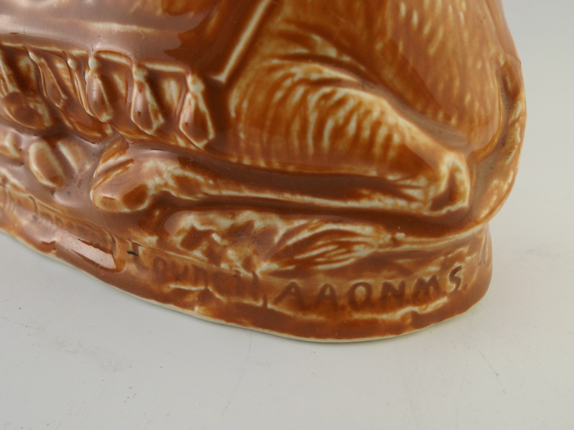 1931 Masonic Camel Ceramic Figural