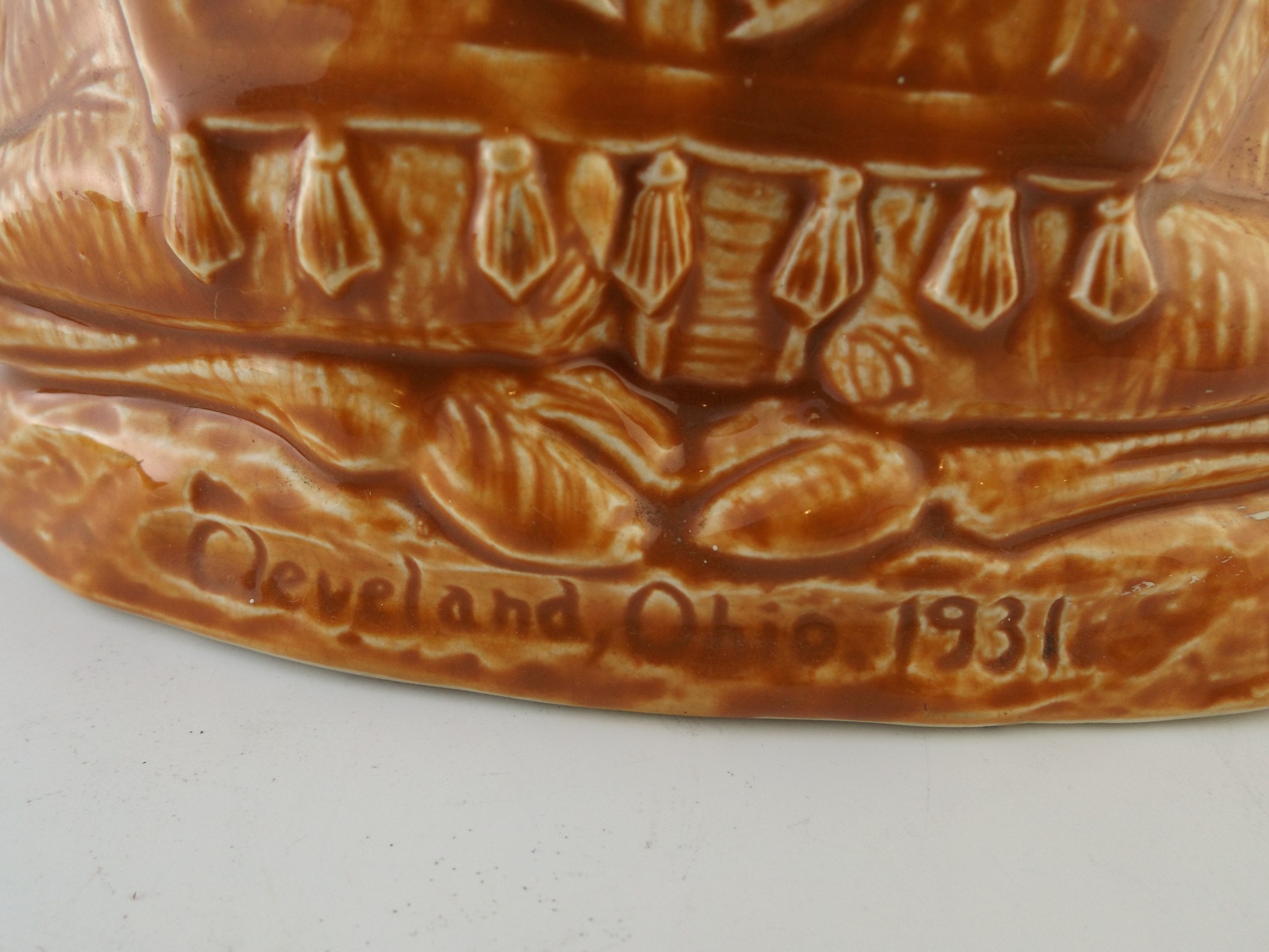 1931 Masonic Camel Ceramic Figural