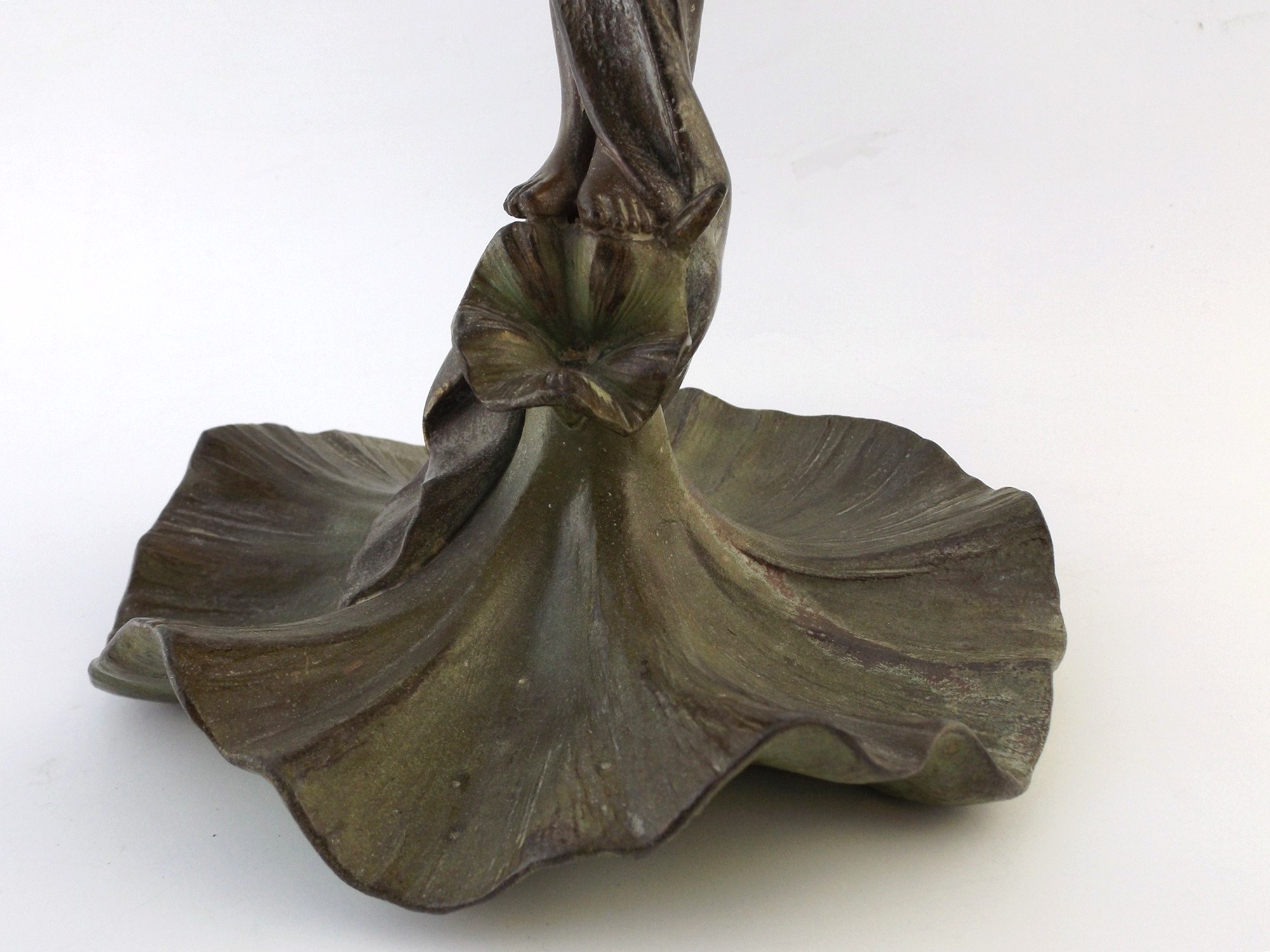 Art Nouveau Bronze Maiden Figurine