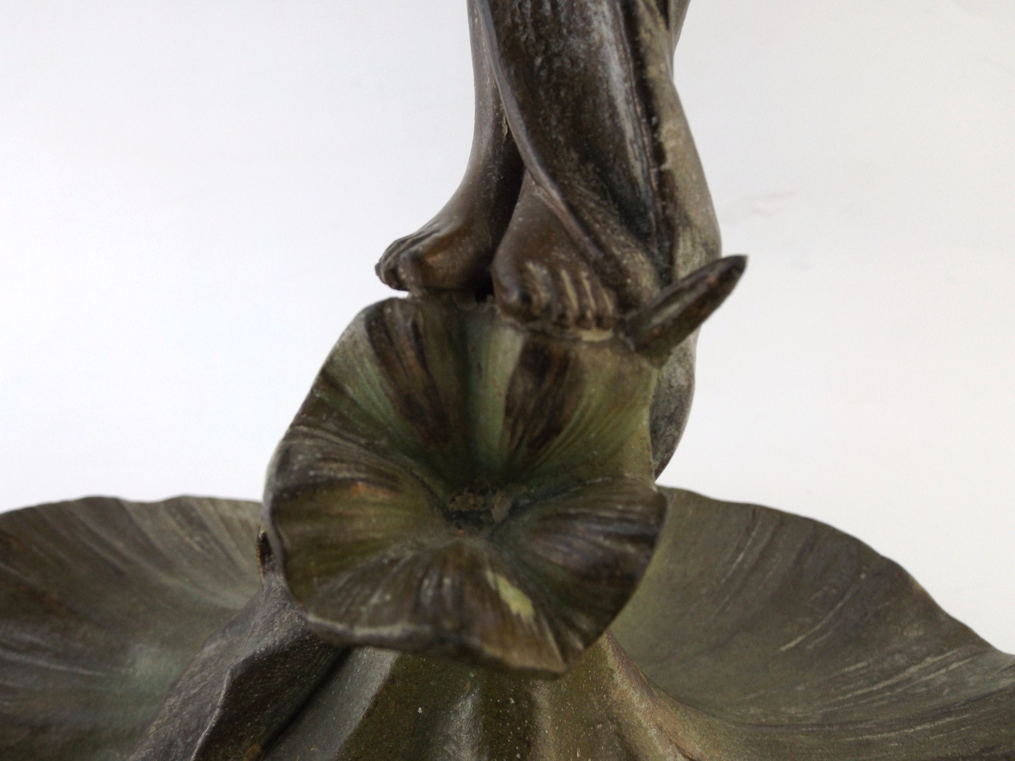 Art Nouveau Bronze Maiden Figurine