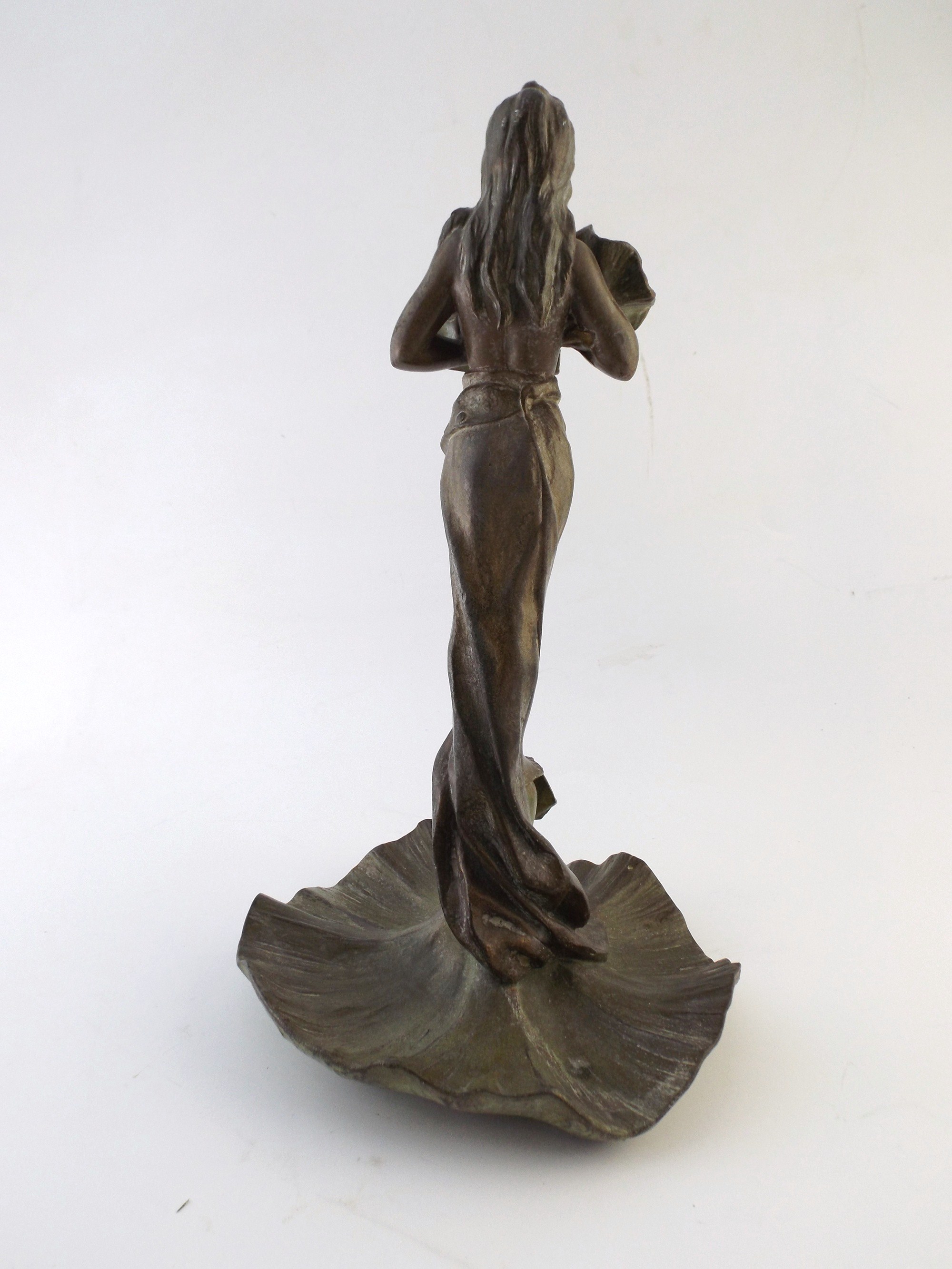 Art Nouveau Bronze Maiden Figurine