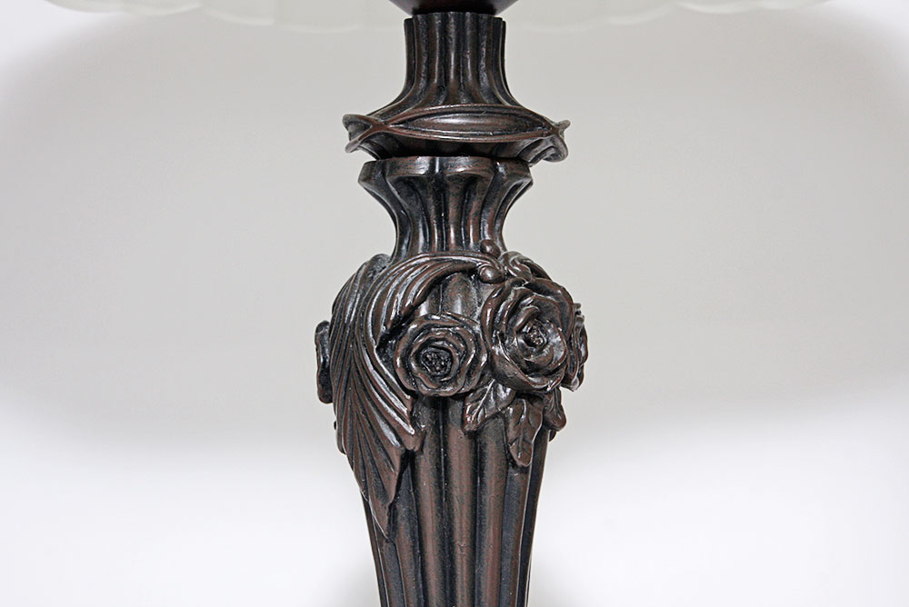 Art Noveau Style Lamp with Frosted Glass Lamps