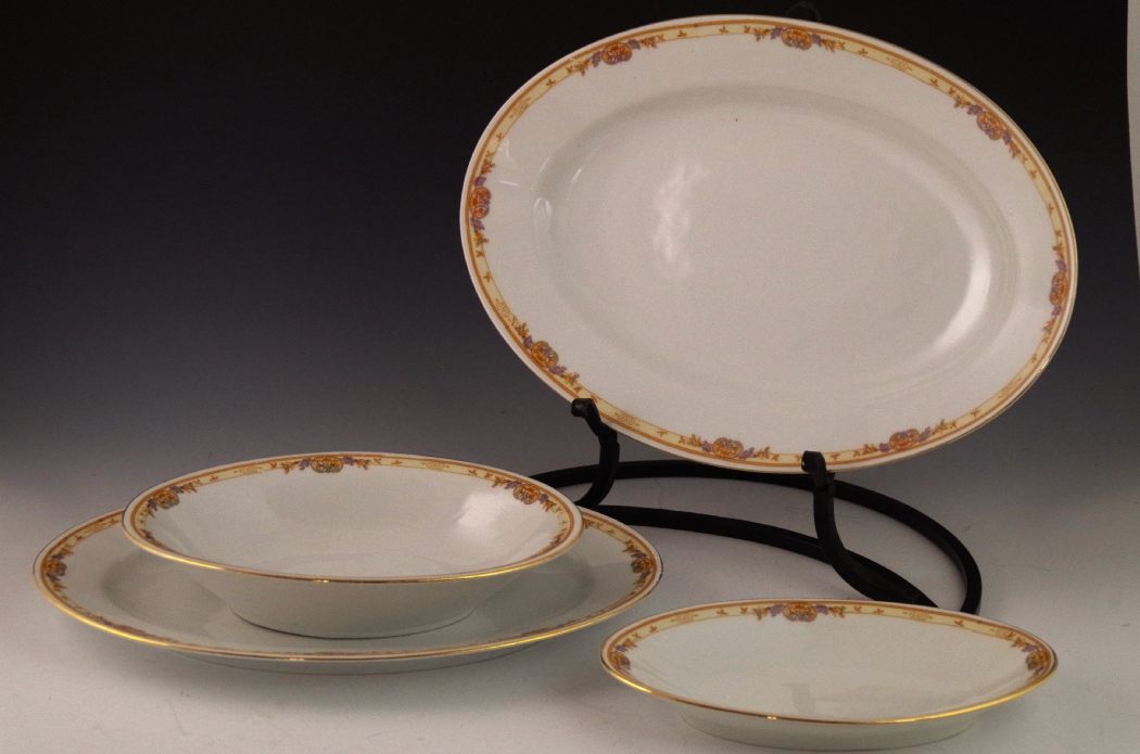 Set of Four Zeh, Scherzer & Company China Serving Platters