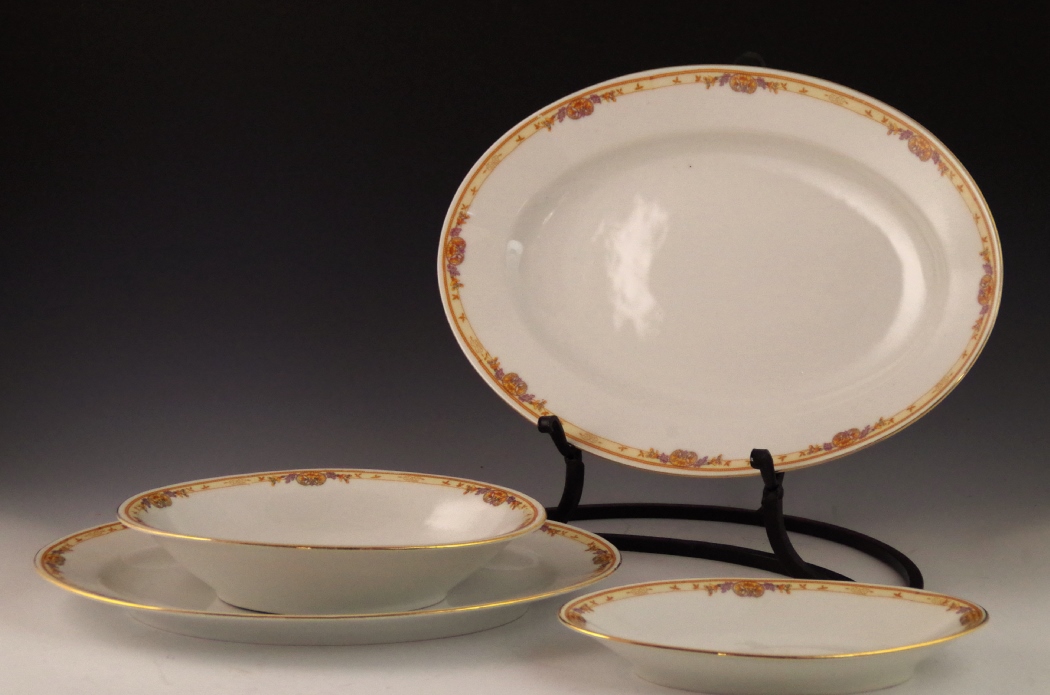 Set of Four Zeh, Scherzer & Company China Serving Platters