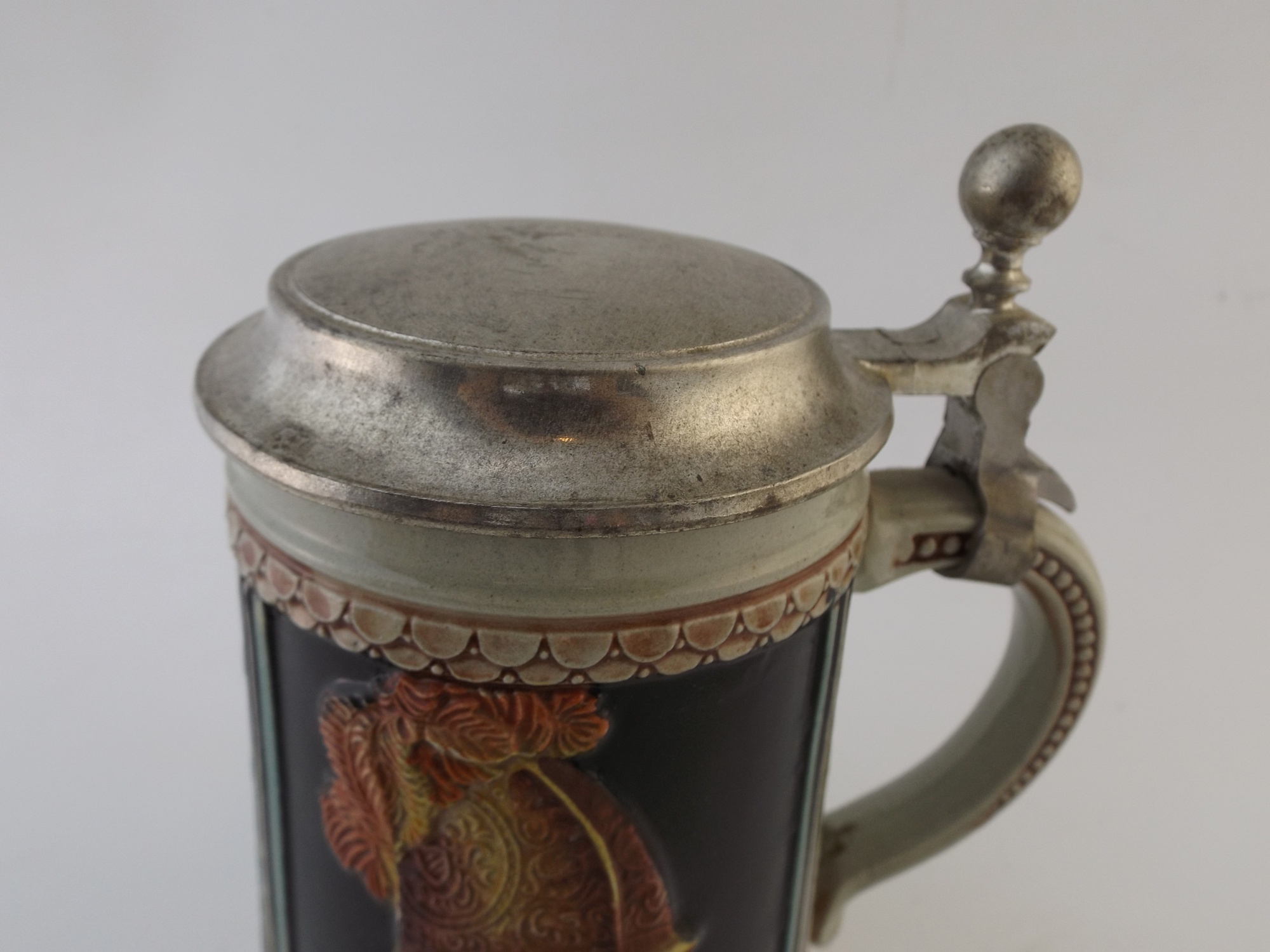 West German Gerz Stein with Portrait