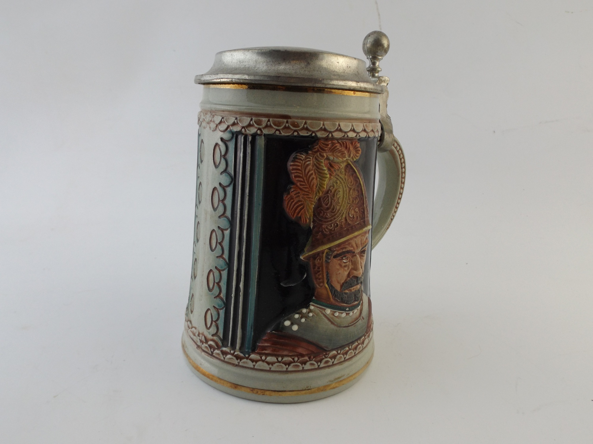 West German Gerz Stein with Portrait
