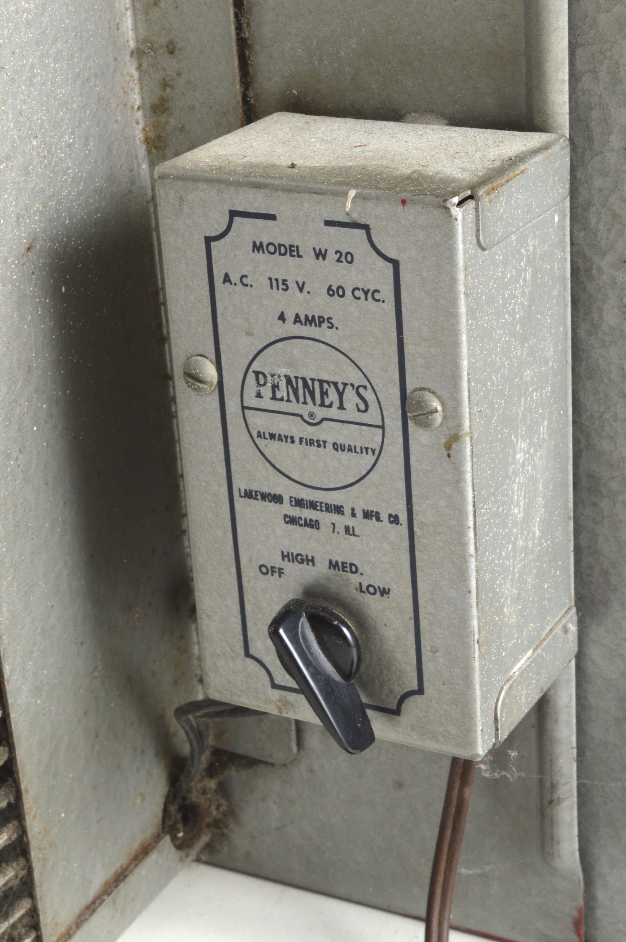 Vintage Penney's Window Fan