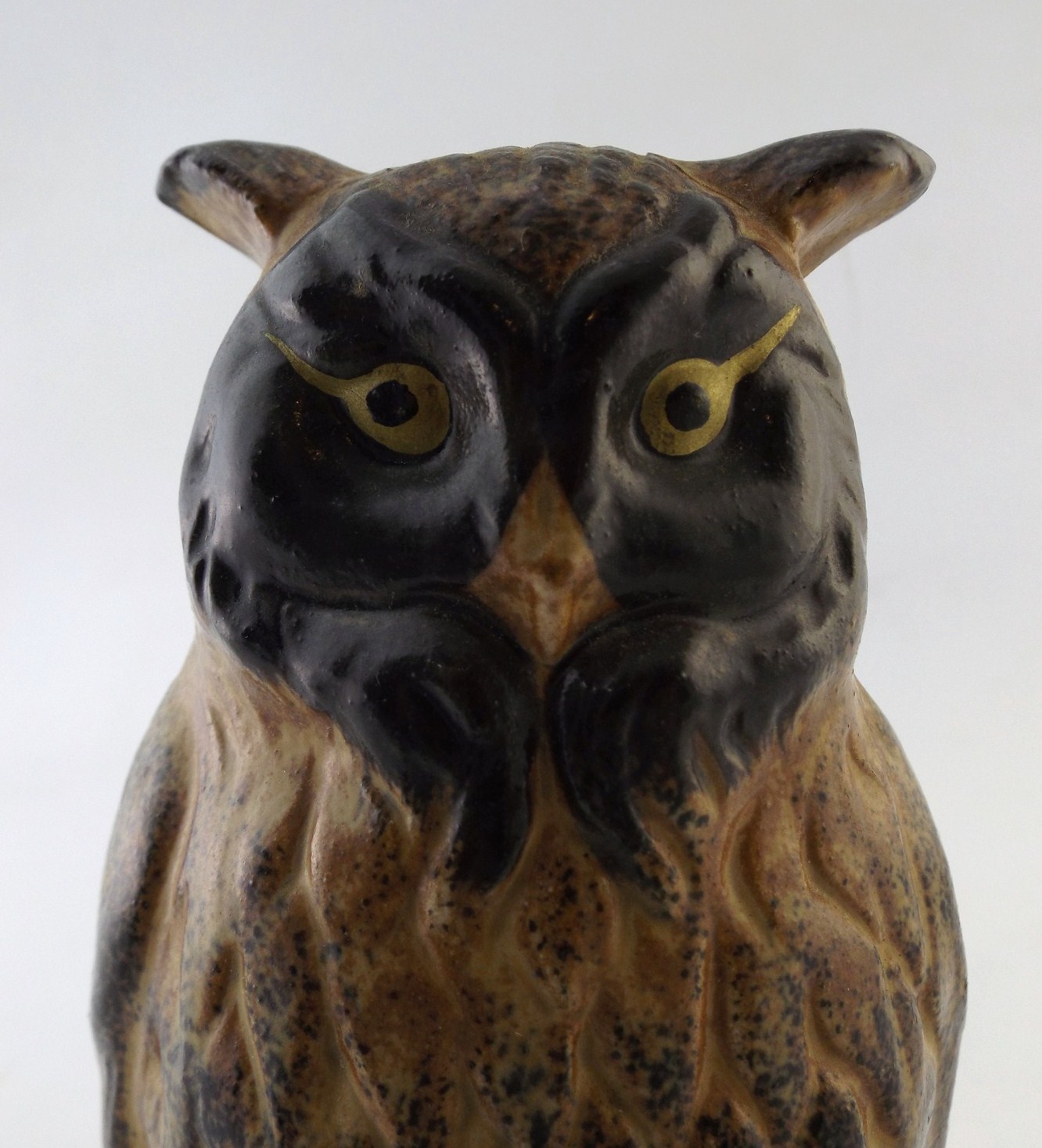 Mid Century Ceramic Horned Owl Figural
