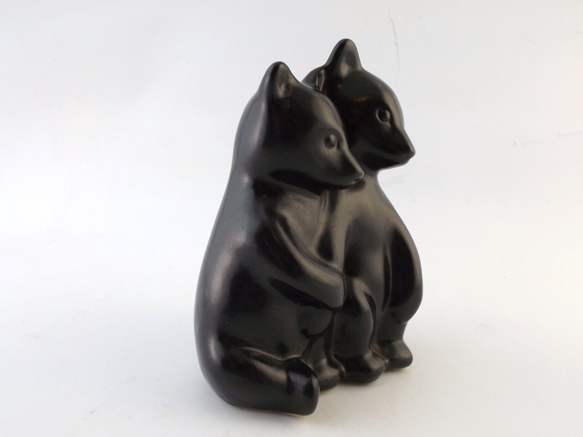 Pigeon Forge Pottery Black Bears Figurals
