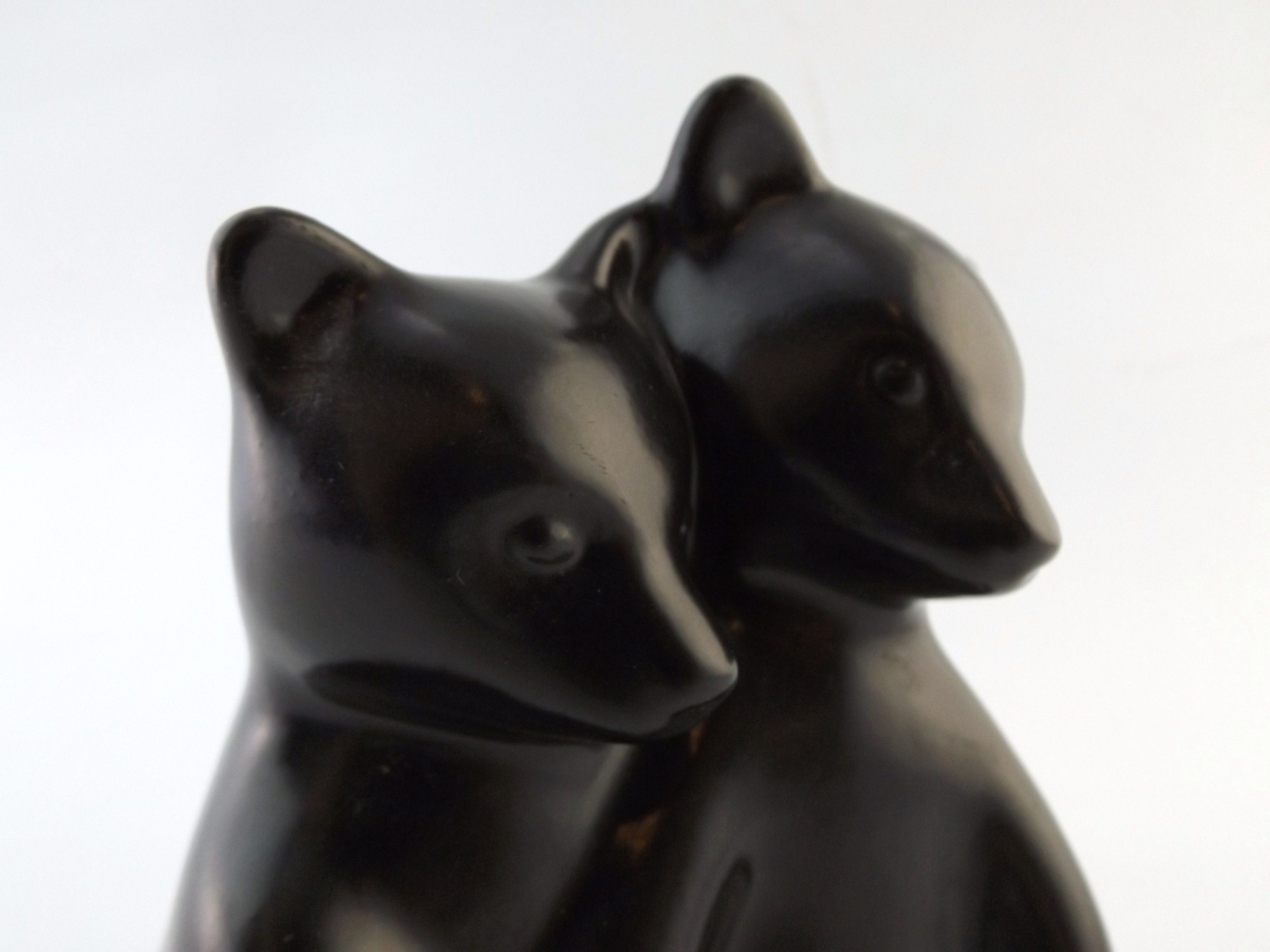 Pigeon Forge Pottery Black Bears Figurals