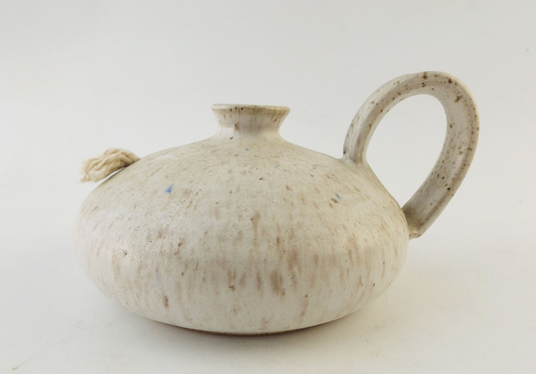 Hand Made Pottery Lamp, Signed