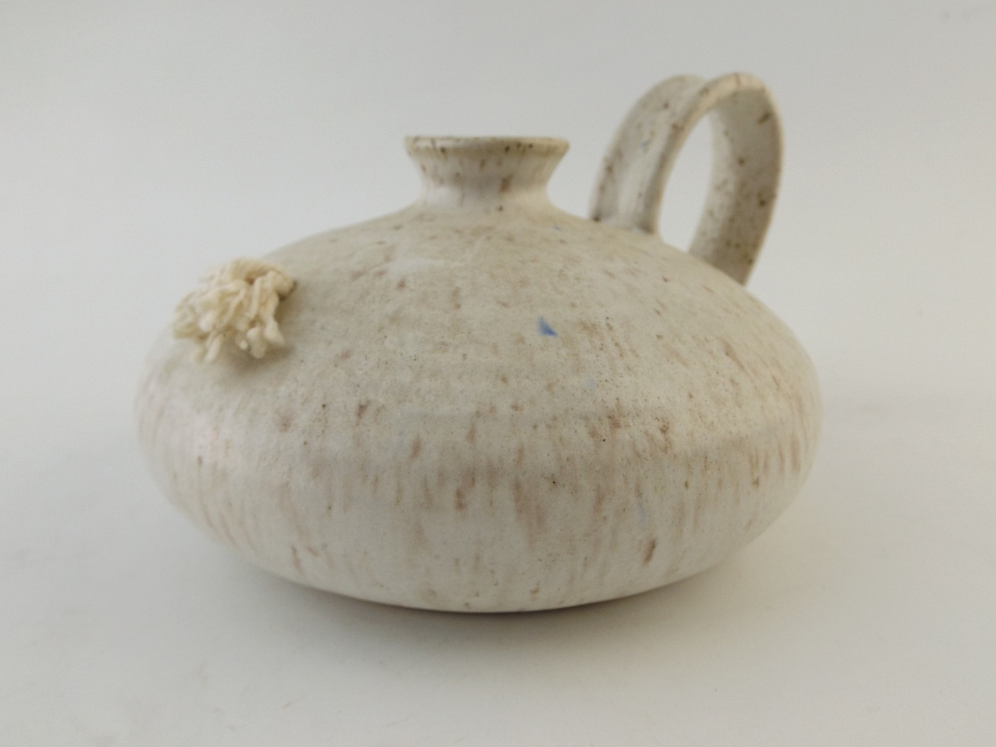 Hand Made Pottery Lamp, Signed