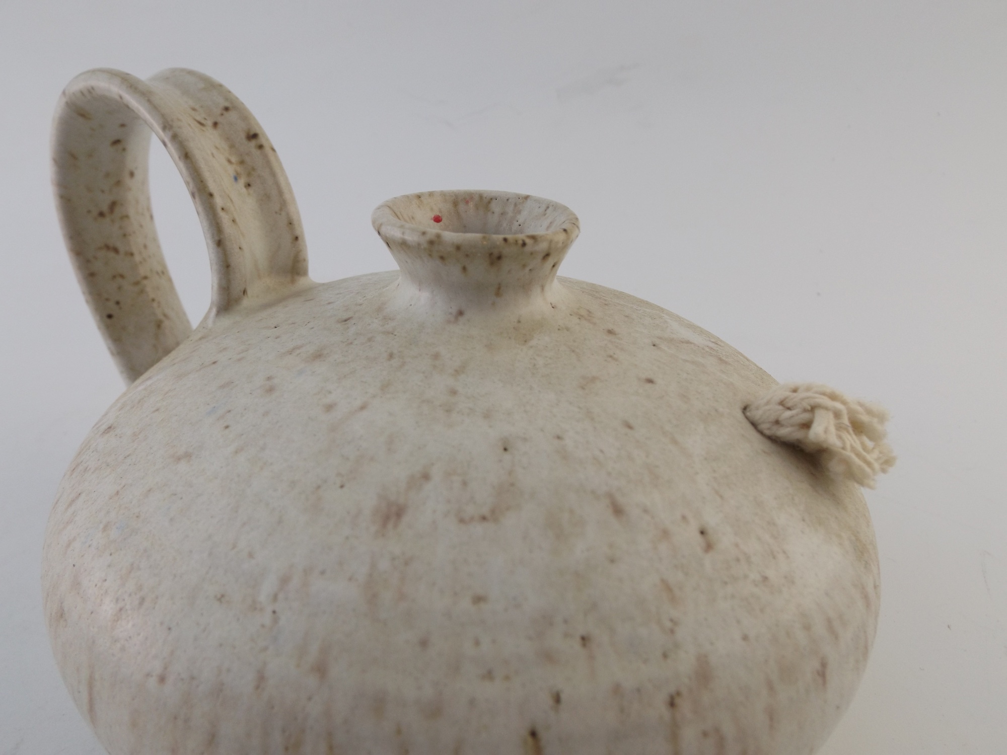 Hand Made Pottery Lamp, Signed