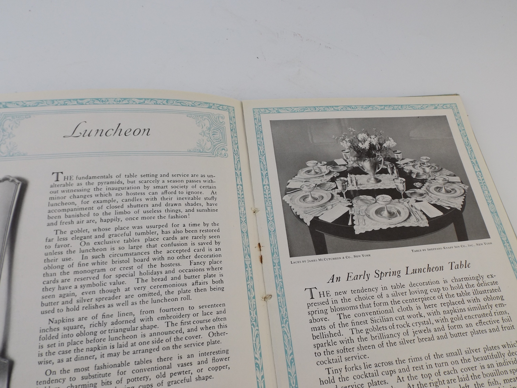 1920 Wallace Hostess Book