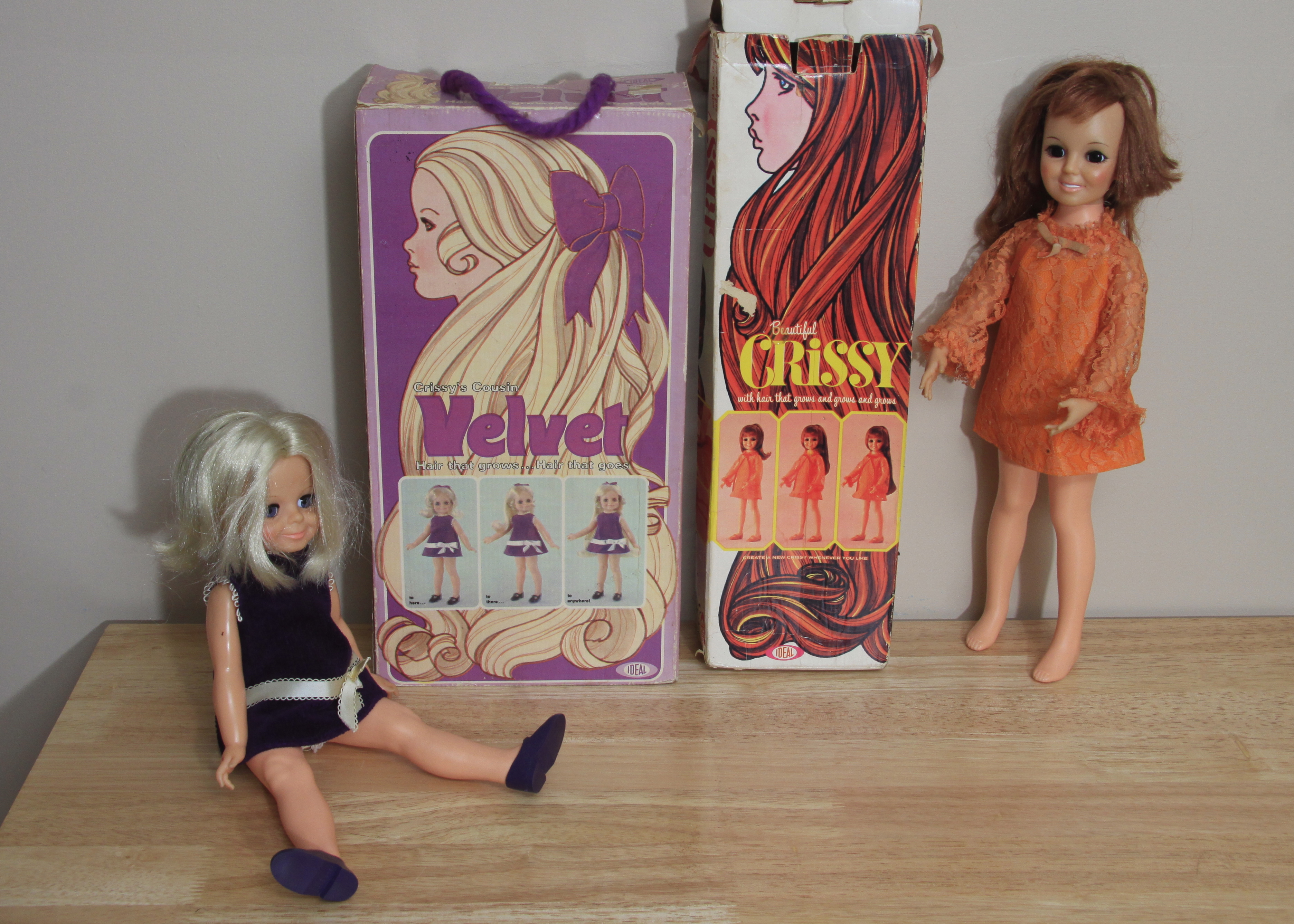 Crissy and Velvet Hair-Growing Dolls