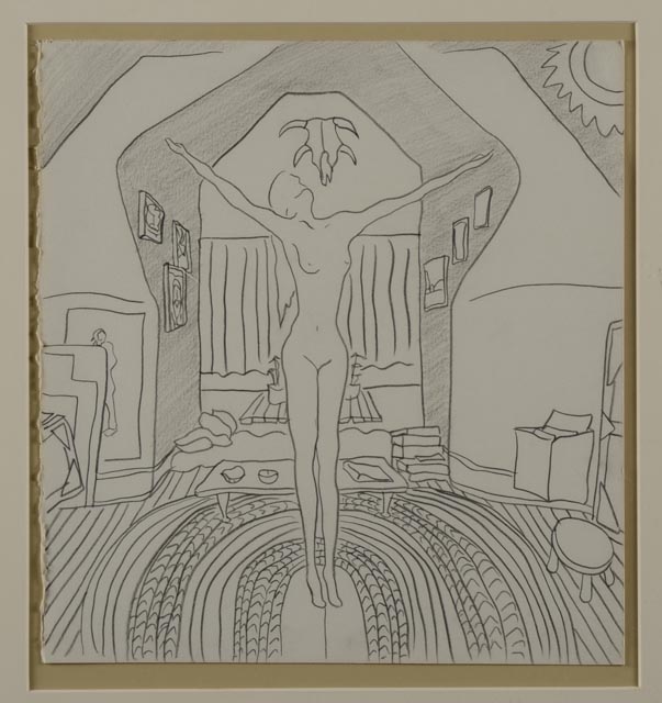 Original Dan Boldman Graphite on Paper Drawing