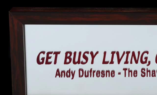 Shawshank Redemption Sign