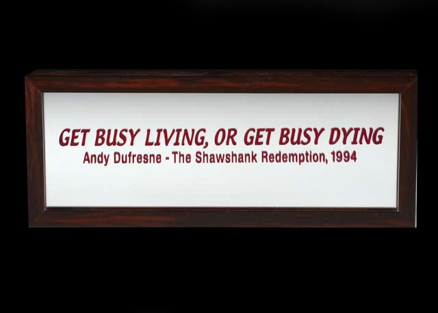 Shawshank Redemption Sign