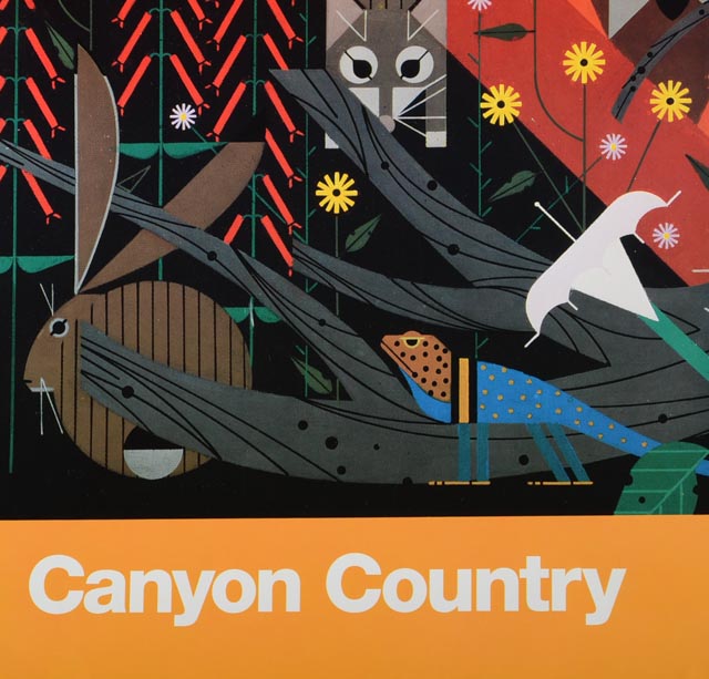 1990 Charley Harper "Canyon Country" Poster