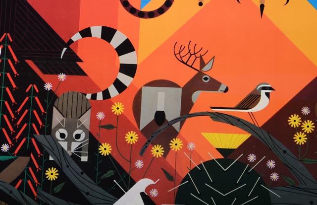 1990 Charley Harper "Canyon Country" Poster