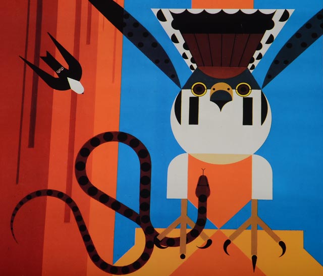 1990 Charley Harper "Canyon Country" Poster