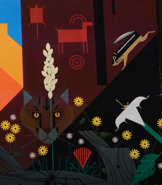 1990 Charley Harper "Canyon Country" Poster