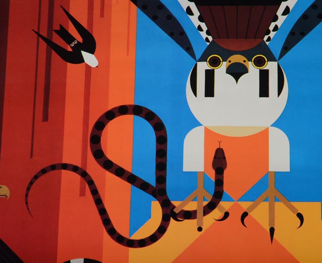 1990 Charley Harper "Canyon Country" Poster