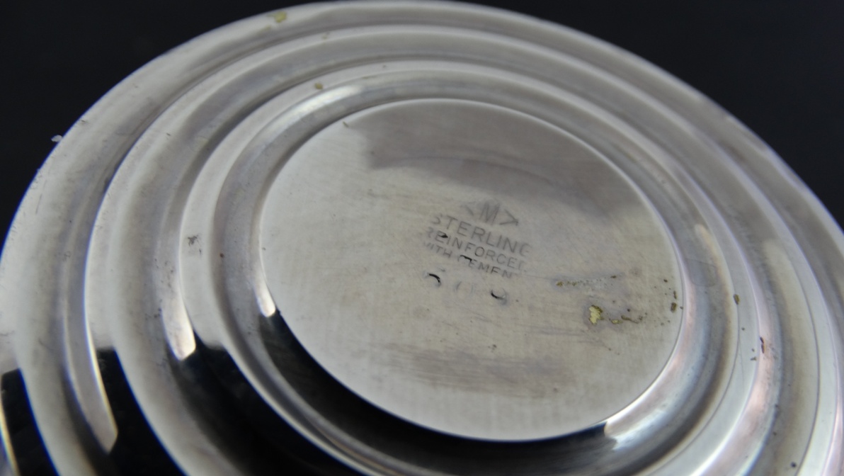 Weighted Sterling Compote Pair Mueck-Cary Co. 