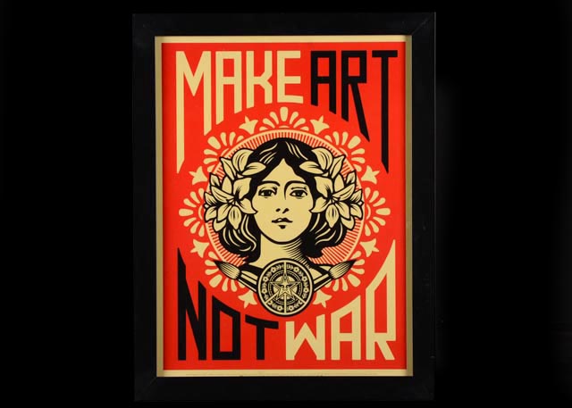 希少 black flag Shepard Fairey obey ポスター Sid Vicious Print 2003 Obey Giant Shepard Fairey Signed