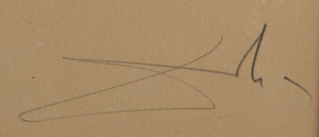 Original Salvador Dali "Pisum Sensuale" LE Color Etching