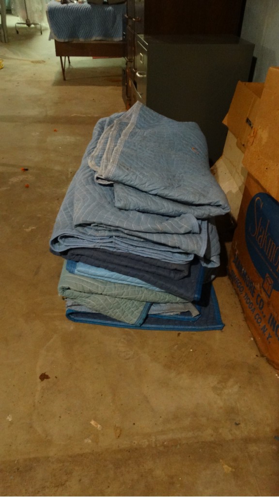 Eight Moving Pads and Blankets