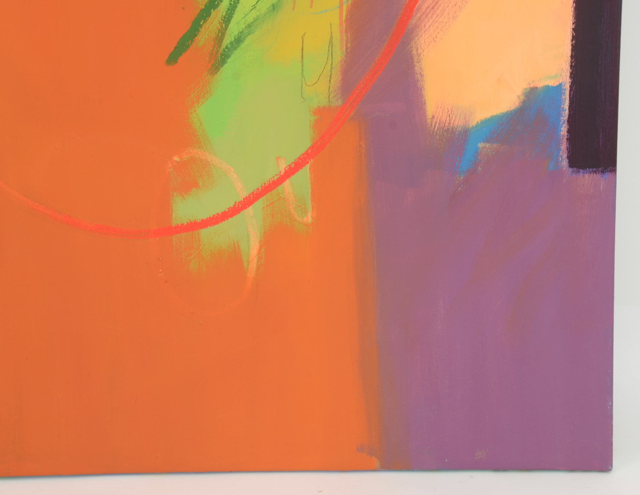 Original Esther Levy "Movin' Out" Acrylic on Canvas