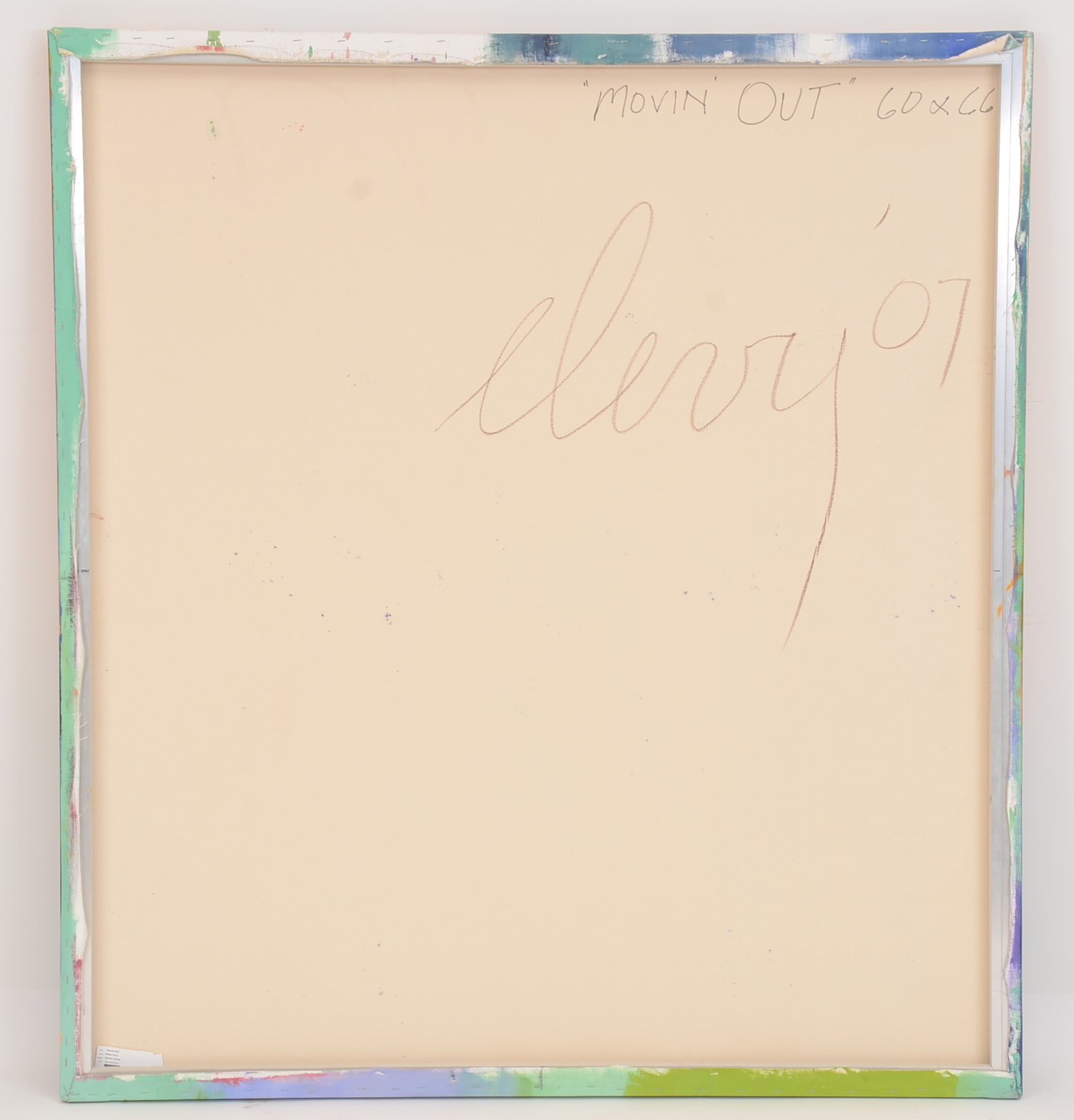 Original Esther Levy "Movin' Out" Acrylic on Canvas