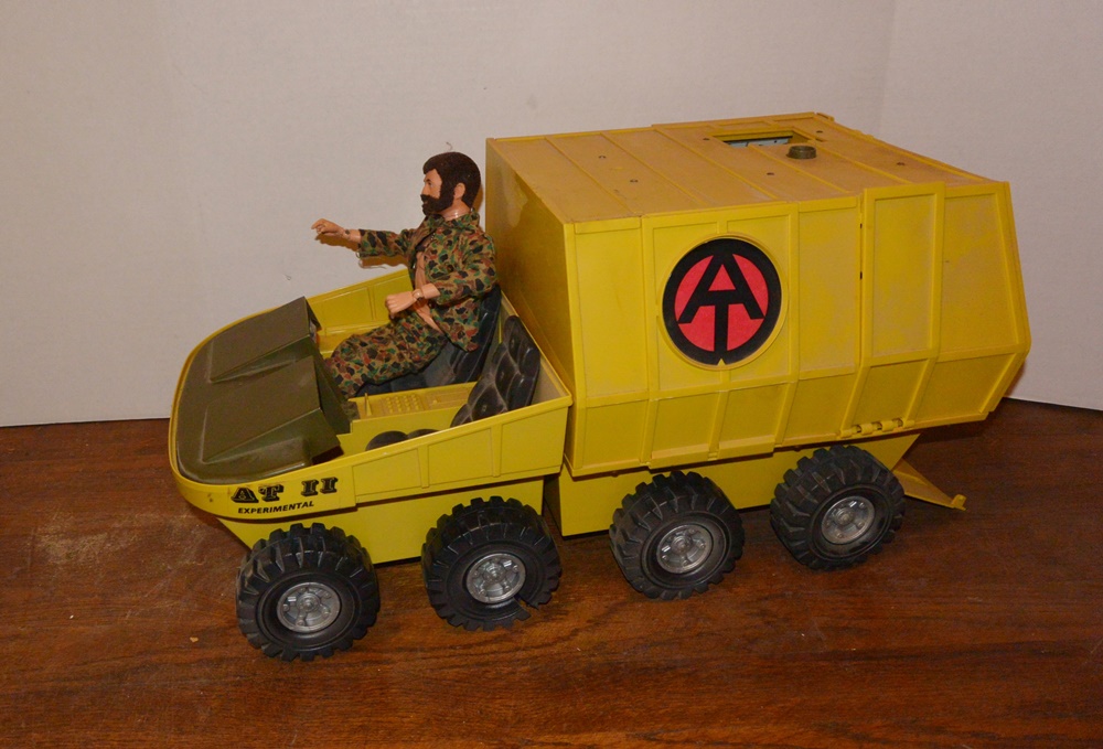 A 1972 GI Joe with Adventure Team AT II Experimental Toy Truck