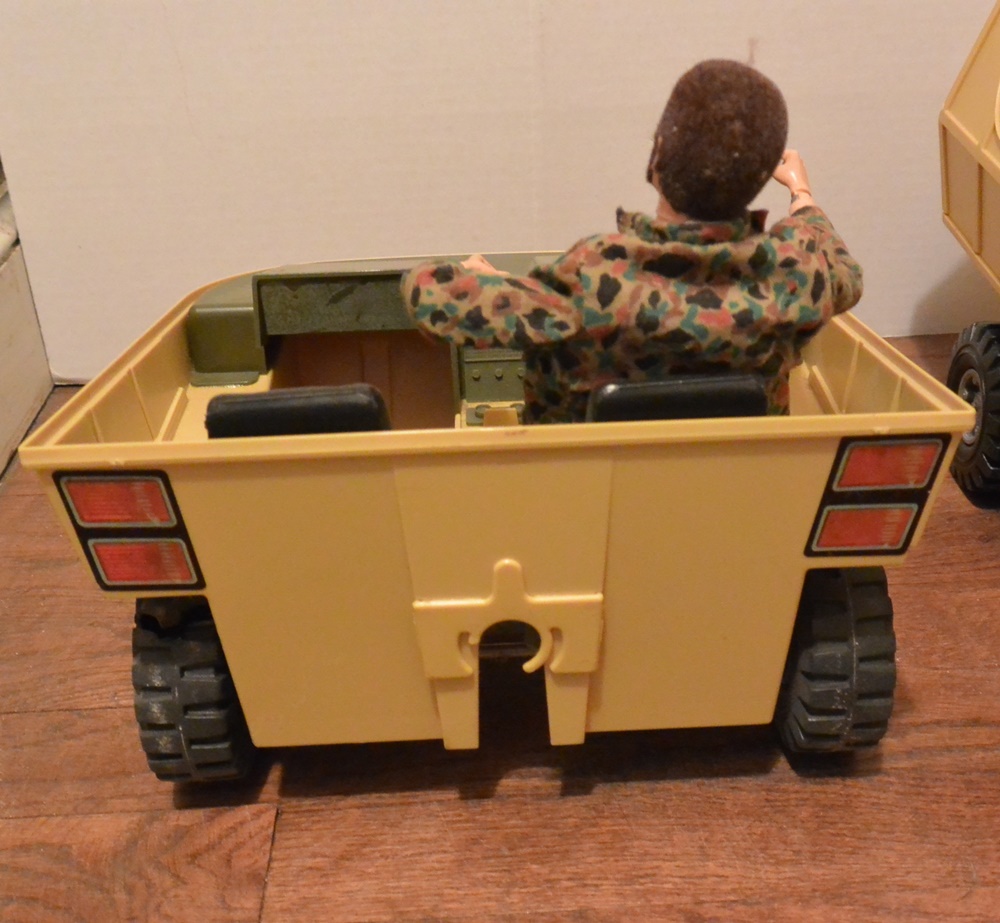 A 1972 GI Joe with Adventure Team AT II Experimental Toy Truck