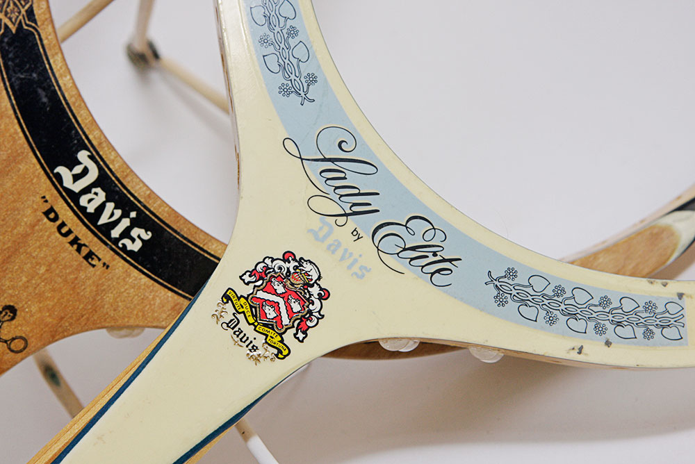 Pair of 1970s Companion Set Tad/Davis Tennis Racquets