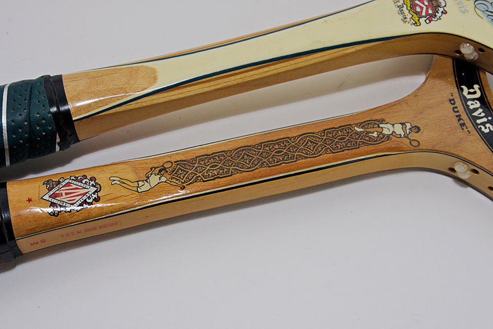 Pair of 1970s Companion Set Tad/Davis Tennis Racquets