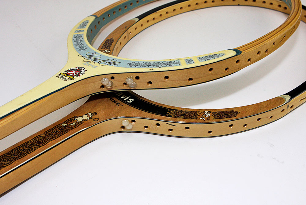 Pair of 1970s Companion Set Tad/Davis Tennis Racquets