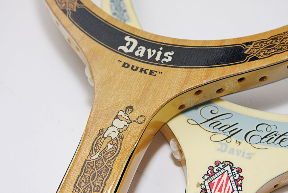 Pair of 1970s Companion Set Tad/Davis Tennis Racquets